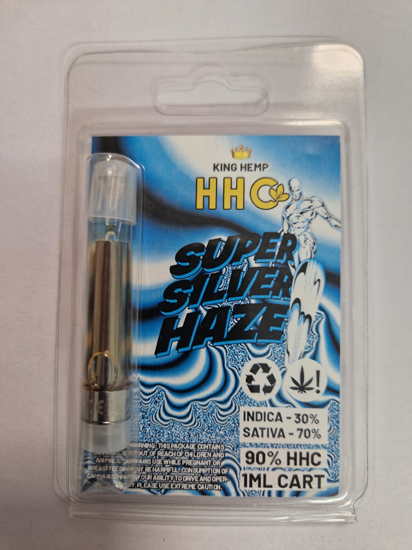 1ml SUPER SILVER HAZE HHC cartridge