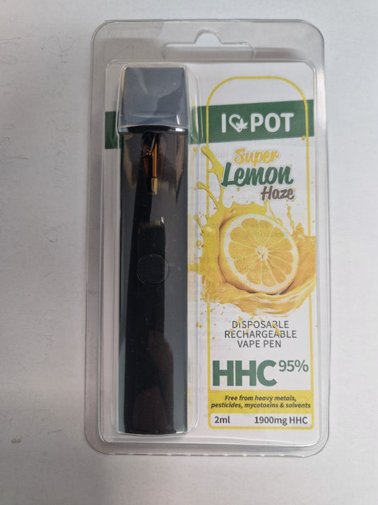 I 🩶 POT SUPER LEMON HAZE 2ML HHC PEN